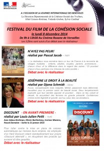 Programme Festival du Film de la Cohésion Sociale