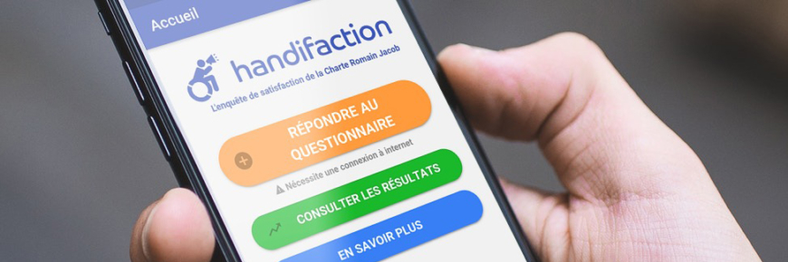 Lancement de l’application Handifaction pour smartphones